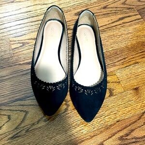 Joe’s Jeans Black Suede Flats